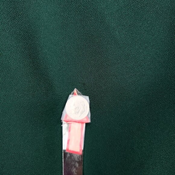 Vintage Alex Evenings Classic Dress Sleeveless Maxi Size 10 Green Polyester - Picture 8 of 15